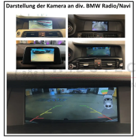 Ombouwset voor achteruitkijkcamera voor BMW 3 Serie (F30/F31/F34/F35/F80) met NBT radio, zakelijke of professionele navigatie tot ca. 05.2016