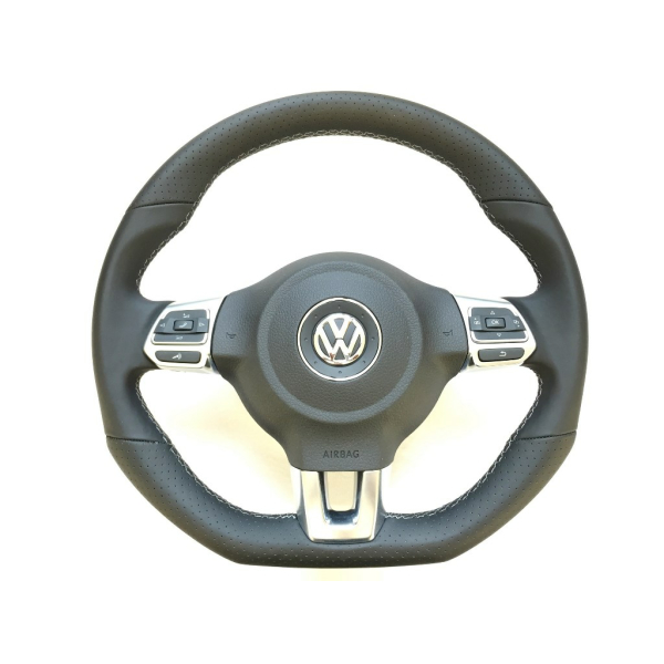 Volant multifonction Volkswagen cuir noir complet avec airbag