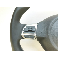 Volkswagen multifunction steering wheel leather black...