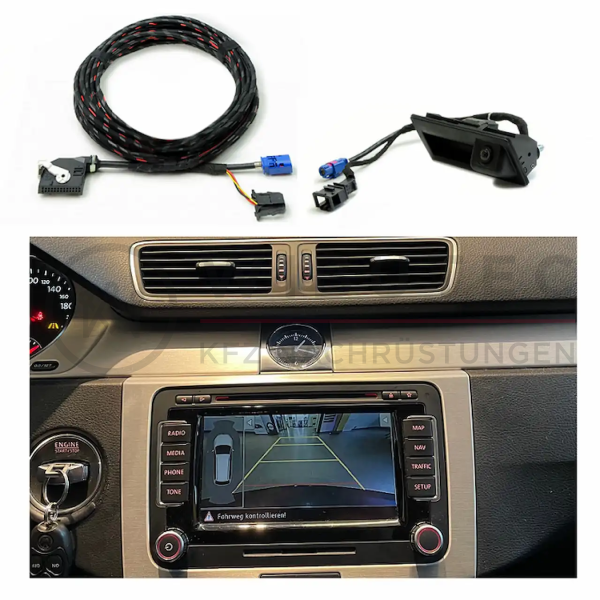 Nachrüstset Original Volkswagen Rückfahrkamera für VW Passat B7 Variant