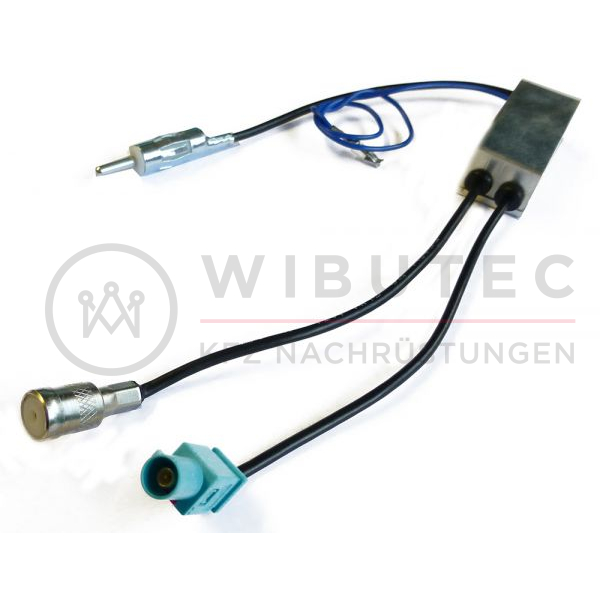 Phantom adapter AUDI - DIN connector, high quality adapter for A3 8P, A4 8E and A6 4B