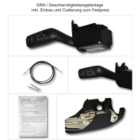 Retrofitting original Audi GRA / cruise control in the Audi A4 8E + 8H Cabrio