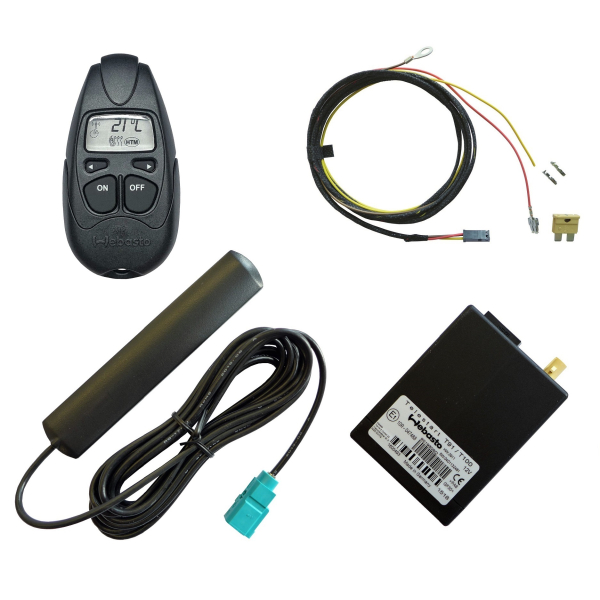 Upgrade kit from auxiliary heater to auxiliary heater for Audi Q7 - with Webasto T100 remote control -