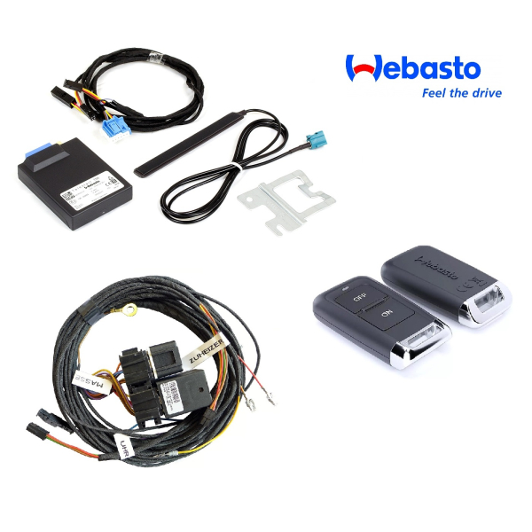 Комплект переоборудования с автономного отопителя на автономный отопитель для VW Caddy 2K - с пультом Webasto T99 -