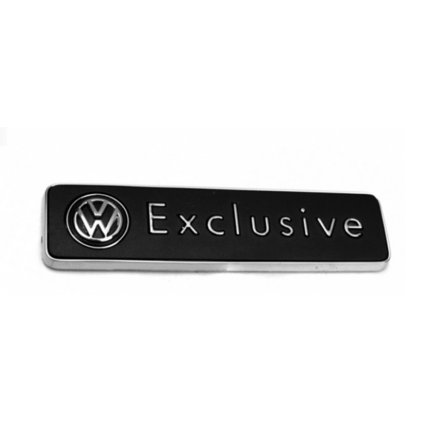 VW exclusief opschrift / embleem