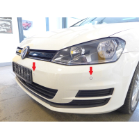 VW Golf 7 5G Einparkhilfe Park Pilot Front + Rear (vorne + hinten) Nachrüstsatz
