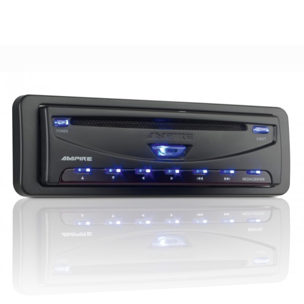 AMPIRE DVD player with USB interface (1 DIN)