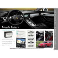 Kit de post-équipement caméra de recul pour Porsche Cayman 981c (kit complet)
