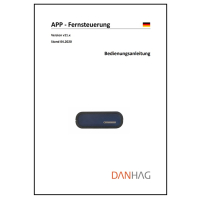 Danhag GSM remote control for VW T5 with existing auxiliary heating and clock in the headliner