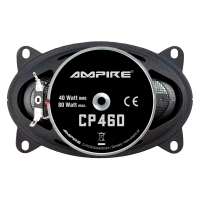 AMPIRE coaxial speaker without grille, 4"x6"