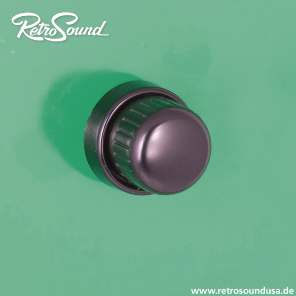 RETROSOUND vorderer Bedienknopf, schwarz