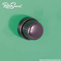 RETROSOUND bedieningsknop voorzijde, zwart