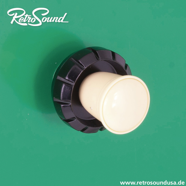 RETROSOUND achterste bedieningsring, zwart gelakt