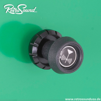 RETROSOUND achterste bedieningsring, zwart gelakt