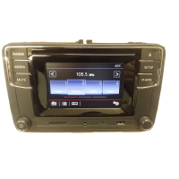Original Volkswagen RCD330 Composition Media Radio mit Bluetooth, Touchscreen, CD, USB,  Mirrorlink, Kameraeingang