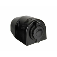 12/24 V cigarette socket in surface-mounted housing, 20 A