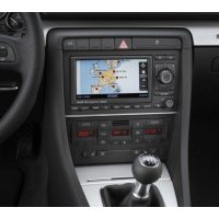Conversión completa a radio 2 DIN ranura Audi A4 8E + Cabrio 8H