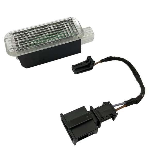 VW Passat B8 glove compartment lighting halogen to LED conversion package