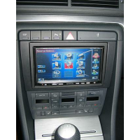 Double DIN radio slot for Audi A4 Type 8E / 8H B6 B7 Limo, Avant