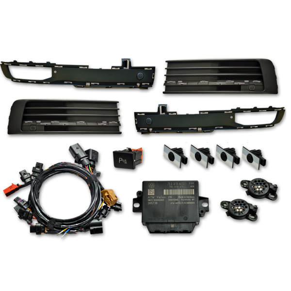 VW T6 7H Einparkhilfe Front + Heck / Park Pilot vorne + hinten Nachrüstpaket