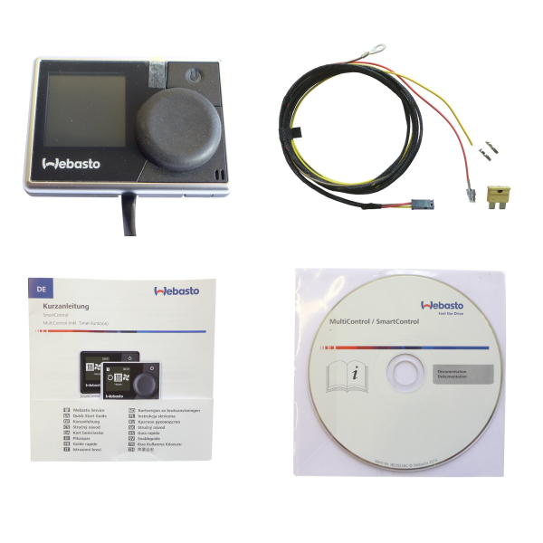 Upgrade kit from auxiliary heater to auxiliary heater for VW T5 - with Webasto digital timer -