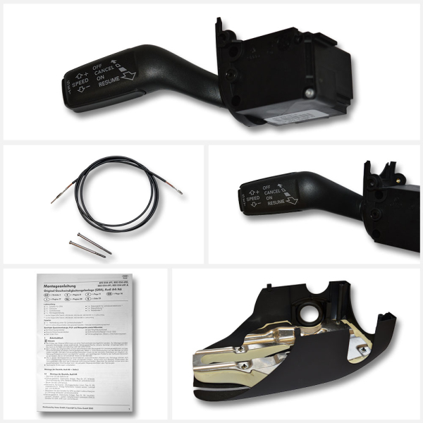 Retrofit kit GRA - cruise control system Audi A4 8E B6 + B7 + 8H Cabrio