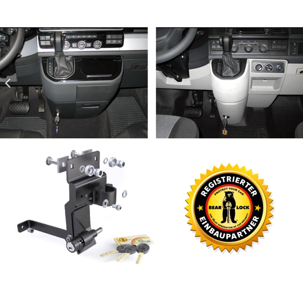 Nachrüstung Bear-Lock-Gangschaltungssperre im VW T6 mit Automatik / DSG Getriebe