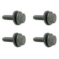 Screw set for attaching a trailer hitch in the Audi A3 8V
