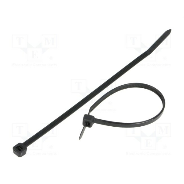 100 pieces cable ties 100mm x 2.5mm, black