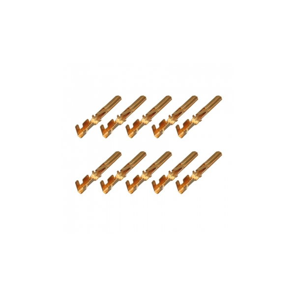 JPT-contactpen, platte connector, 0,50 mm²-1,00 mm², in een set van 10 Junior Power Timers
