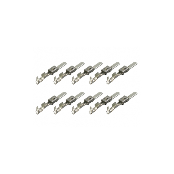 904 885.01, 2,8x0,8 Flachstecker, 0,20mm²-0,50mm², doppelte Rastfeder, 10er Set