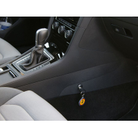 Bear-Lock gear shift lock for VW Golf VII (automatic, DSG), mechanism cover black