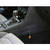 Blocco cambio Bear-Lock per VW Golf VII (cambio automatico, DSG), coperchio meccanismo bianco