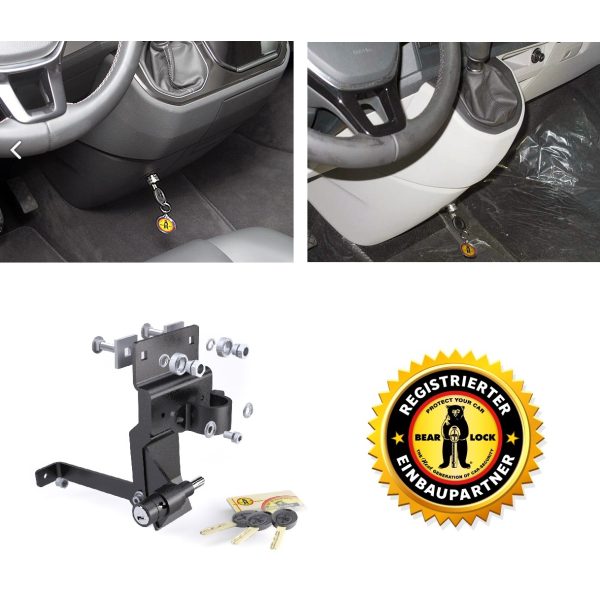 Nachrüstung Bear-Lock-Gangschaltungssperre im VW T6 mit manuellem Getriebe (Handschaltung)