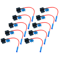 AMPIRE Sicherungsabgriff für MINI-Flachstecksicherung inkl 10A Sicherung (ACS), 10er Set