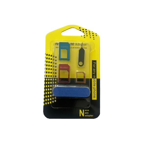 SIM card adapter set for using a nano or micro SIM in the Danhag GSM module and the Webasto ThermoCall