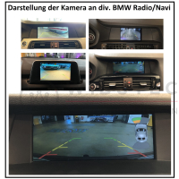 Nachrüstset Rückfahrkamera für BMW X4 (F26)  mit NBT Radio, Business oder Professional Navigation bis ca. 05.2016