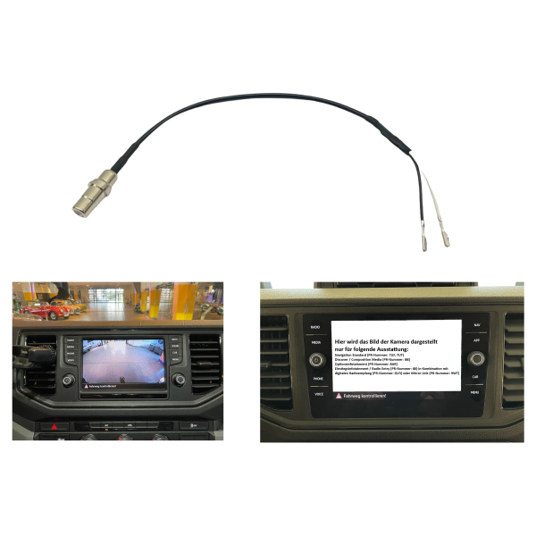 inkl. Anschlussadapter für Radio/Navigation