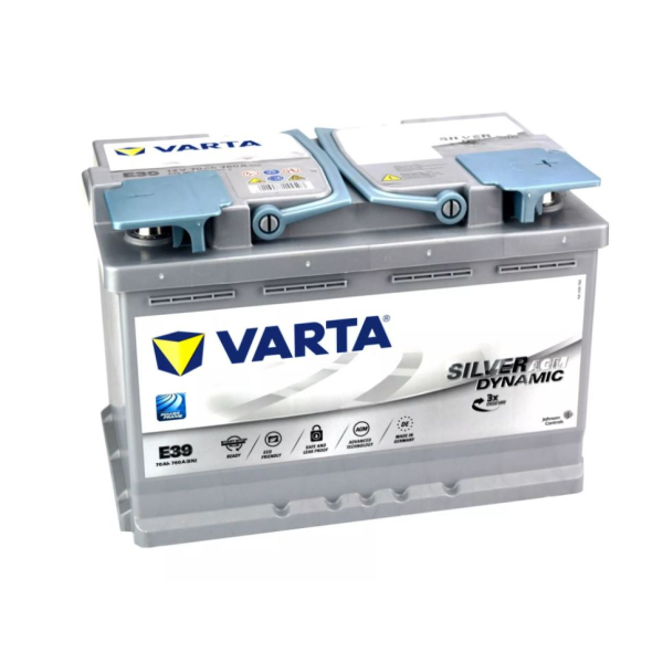 ja - VARTA AGM BATTERIJ 12V 70Ah 760A