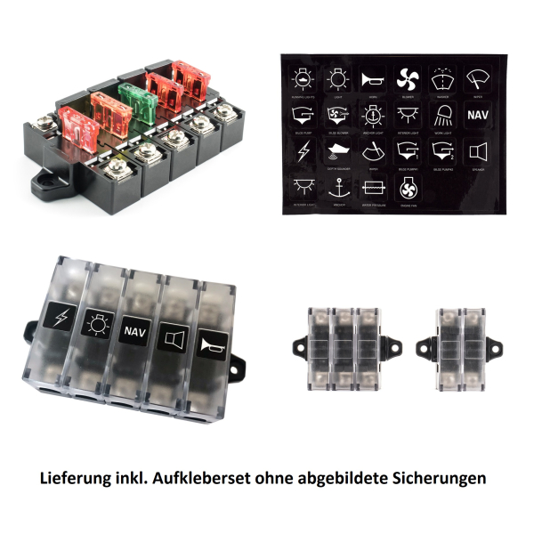 ja - Sicherungshalter mitbestellen
